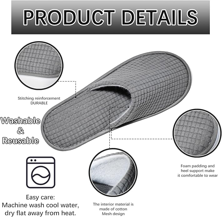 8-14-15Pairs guest slippers disposable for guests Washable Reusable Which Can Be Used As Women Men House Indoor Bathroom Bedroom hotel