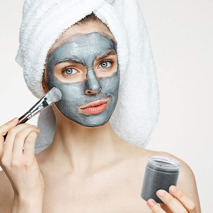 Eternal Moment 36 Pack 3 OZ Plastic Jars Round Clear Cosmetic Container Jars with White Lids, Perfect for Lotion, Slime，Cream, Ointments, Makeup, Eye Shadow, Samples, Pot, Travel Storage