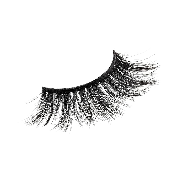 KISS Lash Couture 3D Matte False Eyelashes, Matte Cheviot', 18mm-20mm, Includes 4 Pairs Of Lashes, Contact Lens Friendly, Easy to Apply, Reusable Strip Lashes (Pack of 2)