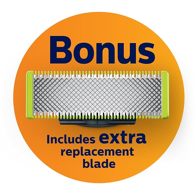 Philips Norelco OneBlade Face + Body Bonus Pack with FREE Blade, QP2630/72