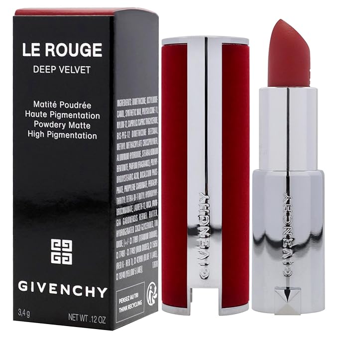 Givenchy Le Rouge Deep Velvet Matte Lipstick - N27 for Women - 0.12 oz Lipstick