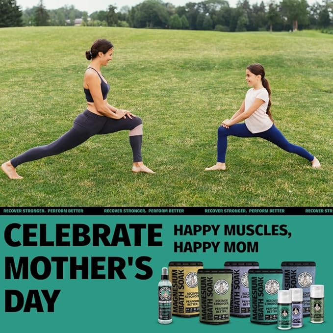 Coach Soak Nighttime Magnesium Body Butter, Thick Cream with High Magnesium Concentration, Soothes Muscles Overnight, Shea Butter, Almond Oil & Lavender, Large Size (8oz)