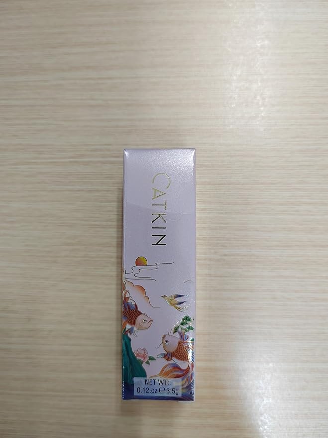 CATKIN Tinted Lip Balm Glitter Lip Stain Ultra Hydrating Lip Moistrurizer Chapstick with Vitamin E Nourishing For Cracked & Dry Lips 0.12 oz C15 Destiny - Wine Red