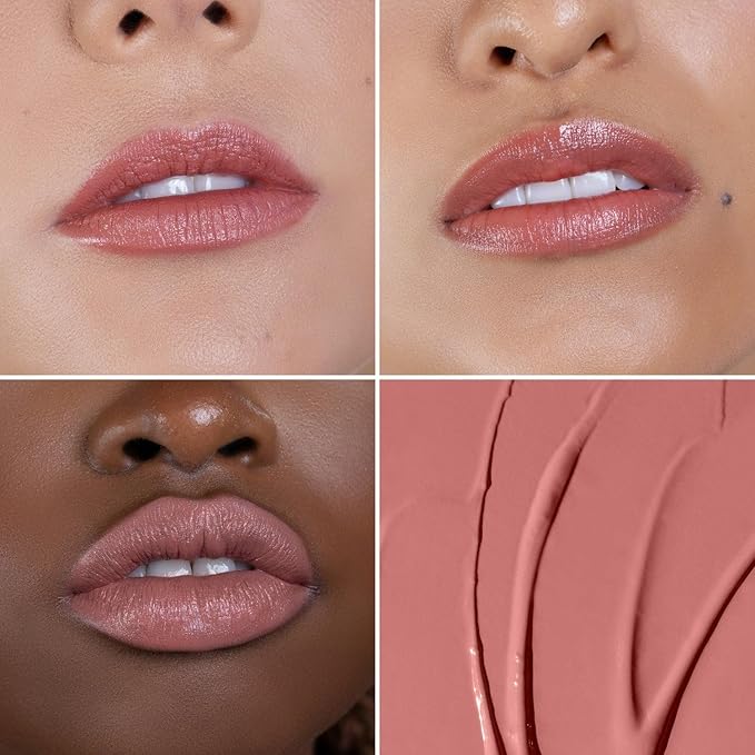 OFIR Lip Rouge Satin Hydrating Lipstick | Full Coverage, Revitalizing, Lightweight Formula | All Day Wear Moisturizing Lipstick | Pink Smoothie - Muted Pink