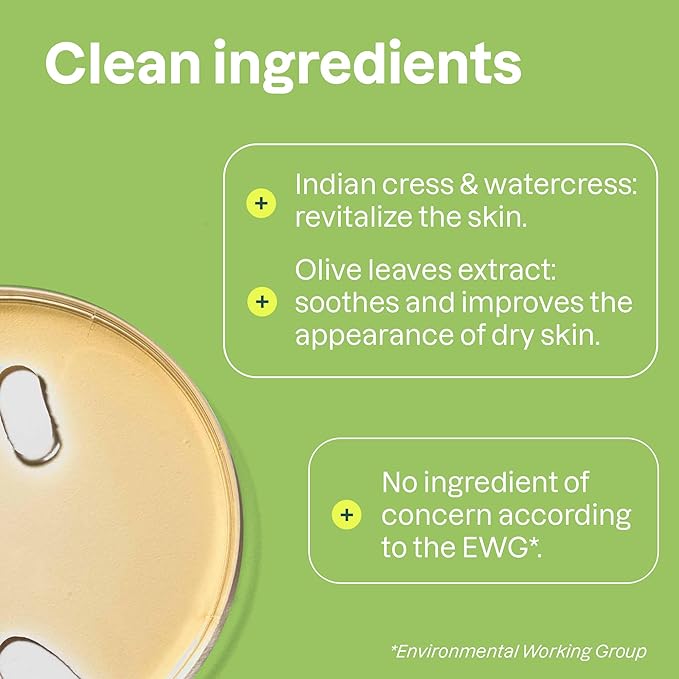 Bundle of ATTITUDE Body Wash, EWG Verified, Dermatologically Tested, Plant and Mineral-Based, Vegan Personal Care Products, Nourishing, Olive Leaves, 16 Fl Oz + Body Cream, Olive Leaves, 8 Fl Oz