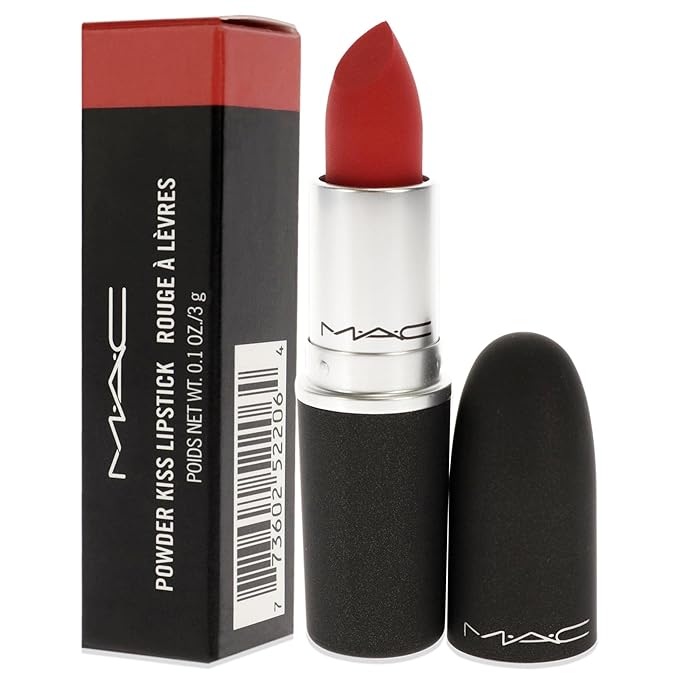 MAC Powder Kiss Lipstick - Lasting Passion Lipstick Women 0.1 oz (Pack of 2)