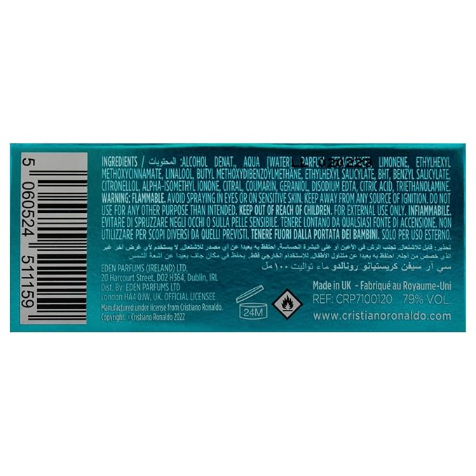 R7 Origins Cristiano Ronaldo - With Pineapple Sorbet, Mandarin, and Patchouli - From Cristiano Ronaldo's Original Men's Fragrance Collection - 1.7 oz edt spray