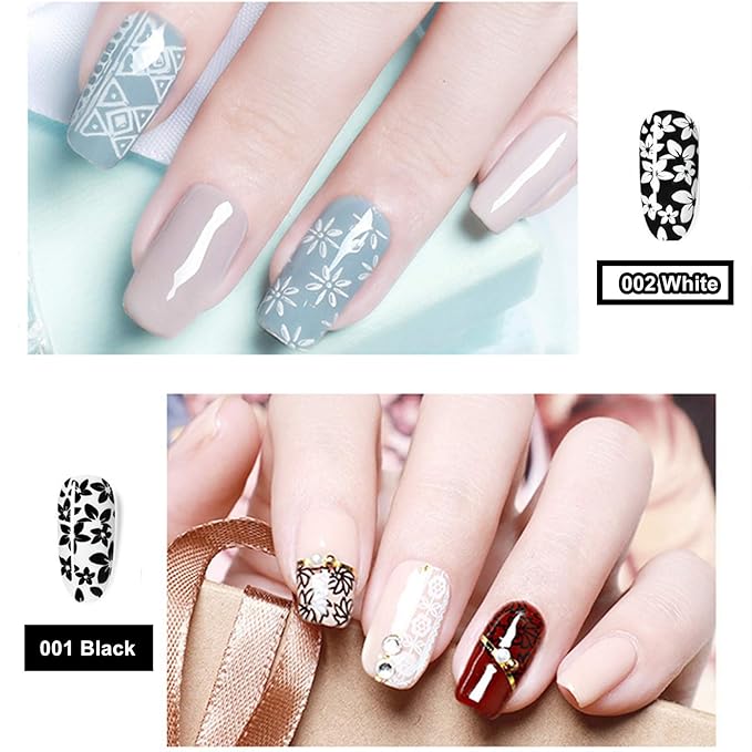 Nail Stamping Gel Polish Set 8Pcs Nail Art Stamping Gel 8ml Printing for Nail Plate Nail Template Stamping