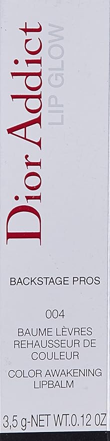 Dior Christian Dior Addict Glow Color Awakening Lip Balm SPF 10, No. 004 Coral, 0.12 Ounce