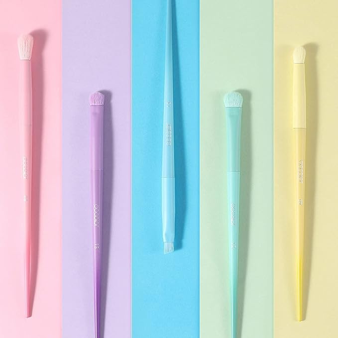 Docolor 17Pcs Colorful Makeup Brushes Set + 48Colors BOOM Eeyshadow Palette Ultra Pigmented Matte Shimmer Metallic Natural Blendable Cream Powder Long Lasting Waterproof Make Up Eye Shadow Palettes