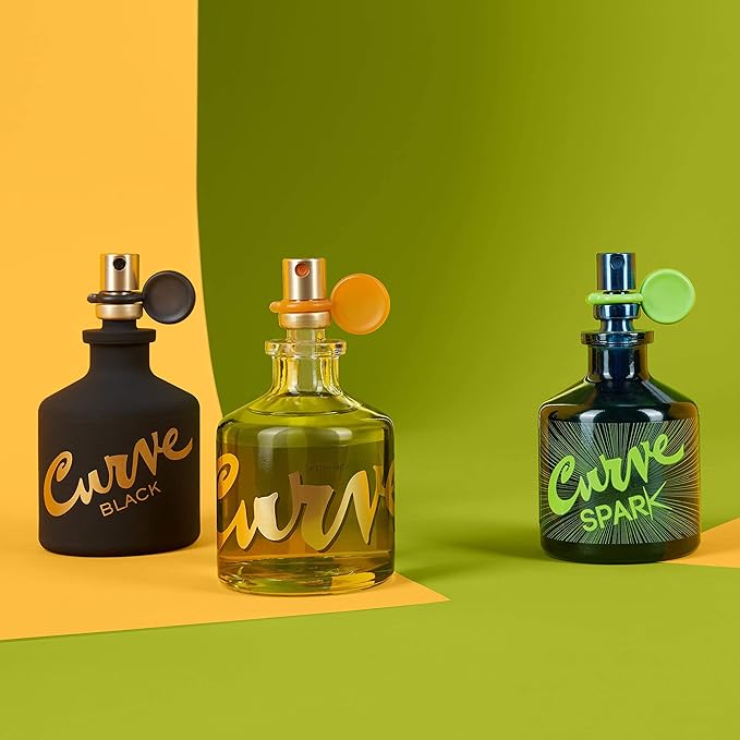 Men's Cologne Fragrance Spray by Curve, Casual Day or Night Scent, Spicy Wood Magnetic Scent, 4.2 Fl Oz