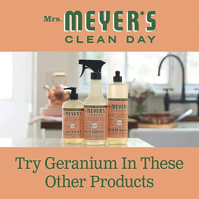 Mrs. Meyer's Liquid Hand Soap Geranium 12.5 Fl Oz.