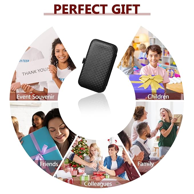 Lasnten 24 Set Manicure Set Bulk Nail Clippers Grooming Nail Kit Stainless Steel Professional Pedicure Kit Pedicure Tools with Travel Case Gifts for Men Women Personal(8 in 1,Red Black)