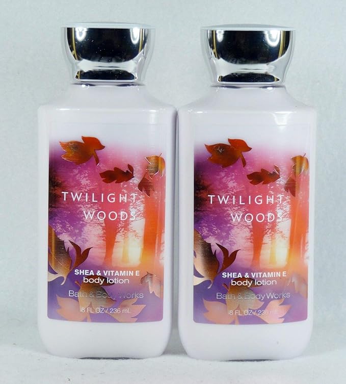 Retired Fragrance - Bath & Body Works Signature Collection Twilight Woods Body Lotion 8oz/236ml 2 pack