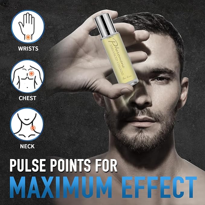 15 mL Pheromone Cologne for Men to Attract Women - Long-Lasting Scent Mens Colognes - Enhanced Confidence & Attraction Pheromone Infused Perfume for Men - Pheromones Hypnosis Men's Cologne