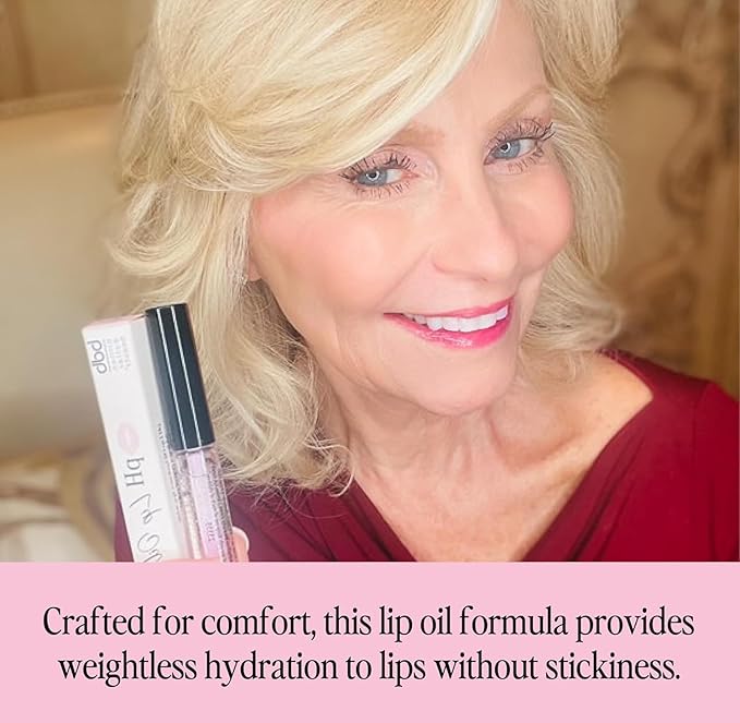 billion dollar brows pH Lip Oil Blushing Effect 2 Pack - Bespoke Color Changing Tint For Women - Hydrating Gloss Shine & Long Lasting Tinted Coloring without Stickiness