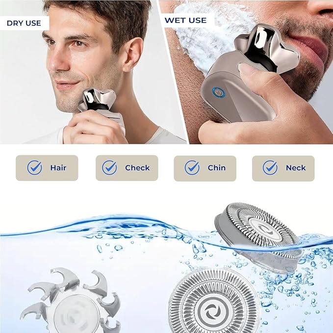 12 Pack Replacement Blades Compatible with SKU*l Shaver Pitbull Gold PRO & Silver - Pitbull Shaver Replacement Blade, Enhanced Heads for Superior Smooth Shaving Without Scratching