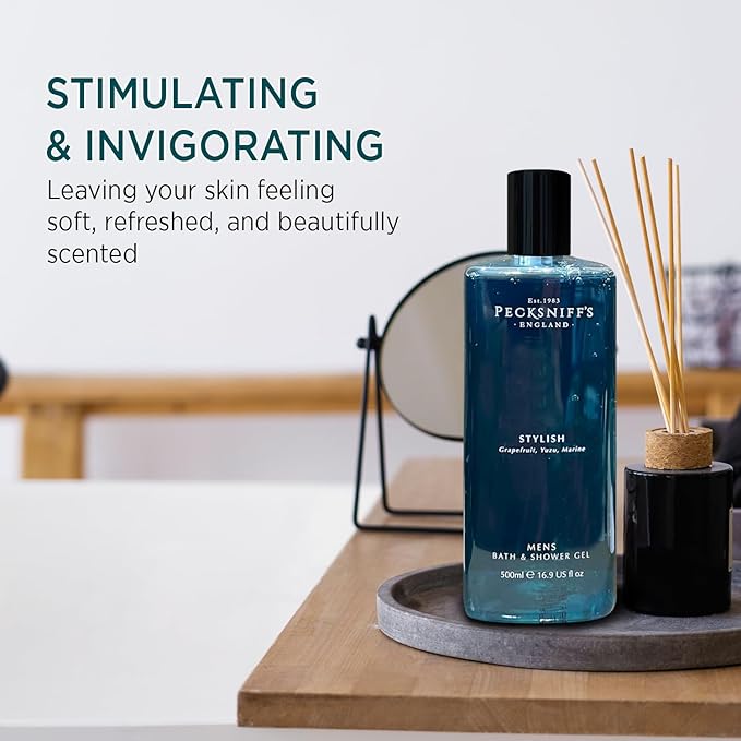 Pecksniff's Men's Luxurious Moisturizing Bath & Shower Gel (Stylish)