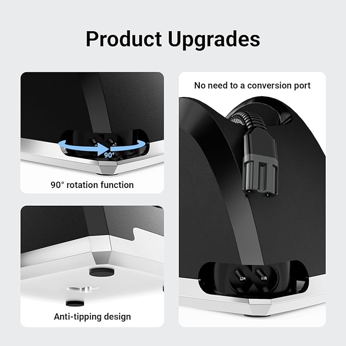 Charger for Wahl Professional Cordless Clipper, Charger Stand Compatible with Wahl, Sterling and 5-Star Cord Clippers 8148 8481 8591 81919 Replacement Parts 3801 Adapter (ONLY Charging Station Base)