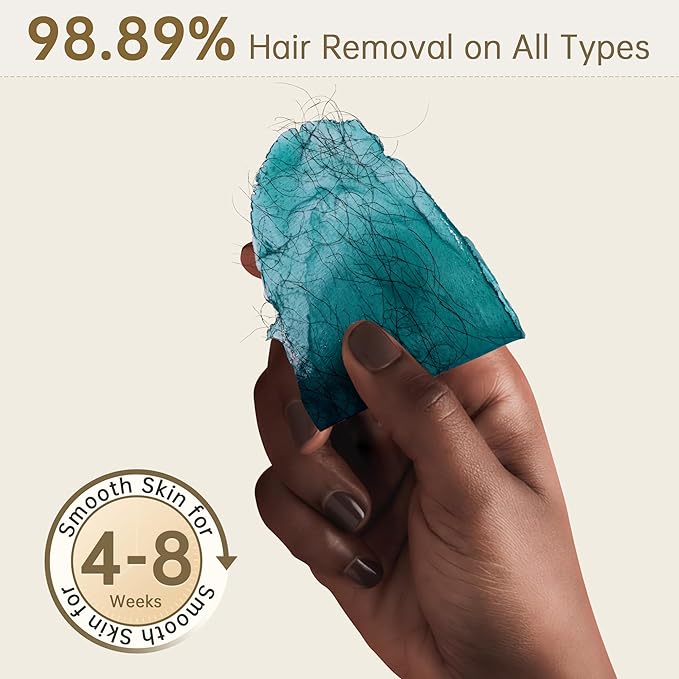 Lifestance Wax Beads Set - 6 Kinds of Hard Wax Beans with 44 Items, Perfect for Any Wax Warmers For Full Body, Bikini, Armpit, Underarm, Eyebrow, Face, Leg