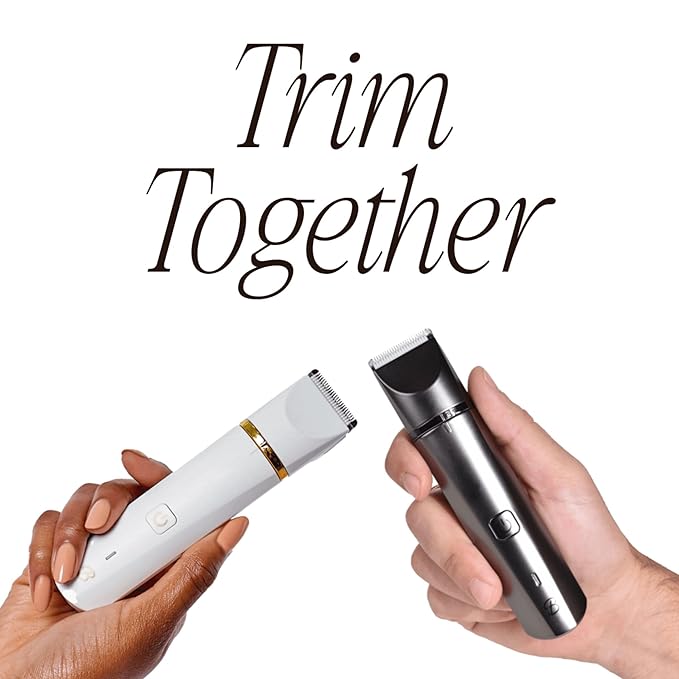 Bushbalm Electric Body Grooming Trimmer for Men, Waterproof, Cordless, Precision Shaver for Chest, Back, and Body Hair – Francesco Trimmer - Black