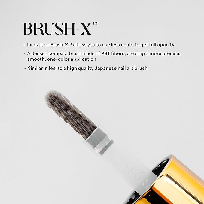 Apres Gel Couleur Combo Set, 5 Color Gel Nail Polish, Bright Nude Pastel Colors with Brush-X Nail Art Brush, 2024 Edition (Set 7)