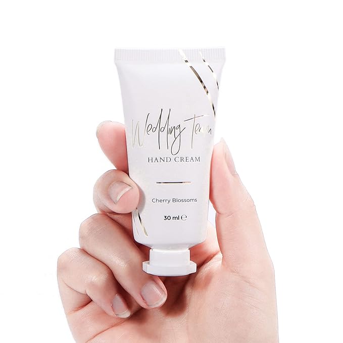 Pop Fizz Designs Wedding Team Hand Cream | Bridesmaids Proposal Gifts | Will You Be My Bridesmaid? | Bridal Shower Favors | Marble| 10 Pack