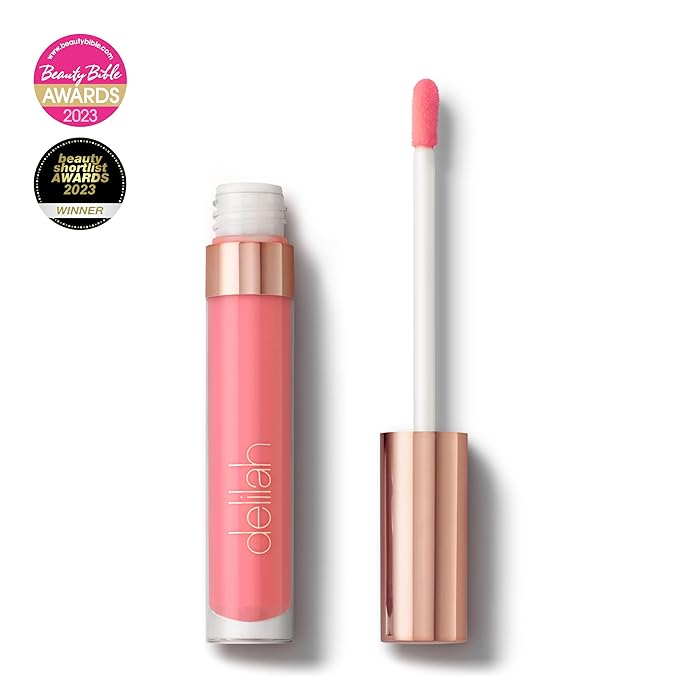 Ultimate Shine Lip Gloss - Amalie - Long Lasting, Hydrating, Non-Sticky & Moisturizing Vegan Formula - Vitamin E - Paraben Free - Cruelty Free - Glossy Finish - 0.22 Oz