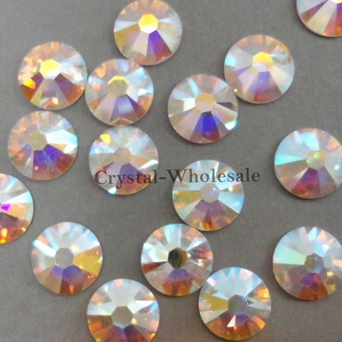 1440 pcs Original Factory Pack Austrian Crystal Austria 2088 Xirius Rose 12ss 3mm Round Flatback Rhinestones Nail Art ss12 Crystal AB DIY Bling gems Stone