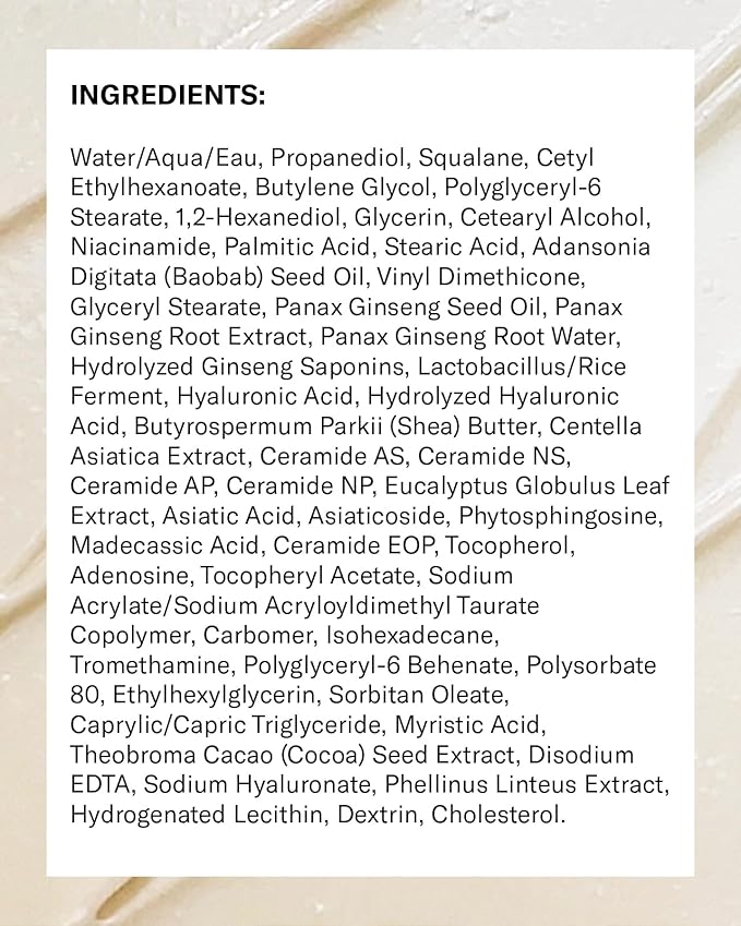 Then I Met You Renewing Rich Beauty Cream, Hydrating Face Moisturizer with Ginseng & Squalane, Vegan & Clean Skincare, 1.69 oz