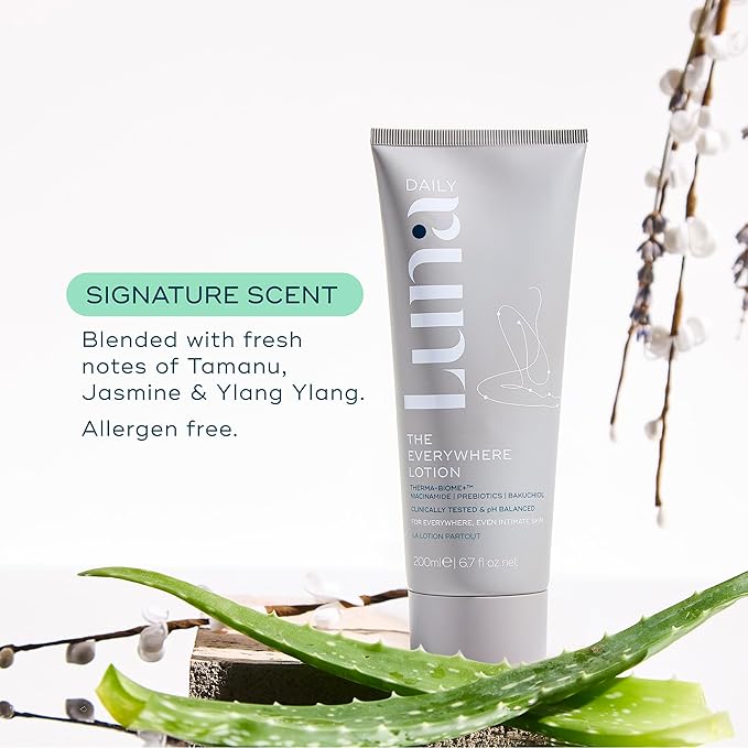 Body Lotion for Dry & Sensitive Skin | Hydrating, Barrier-Supporting Daily Moisturizer | With Niacinamide, Shea Butter, Prebiotics & Postbiotics | Nourishes, Firms & Soothes