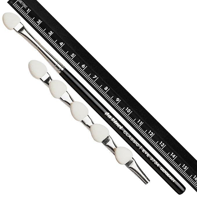 da Vinci Cosmetics CLASSIC Series 3734 - Eyeshadow Applicator with Six Changeable Heads - For area and detail work