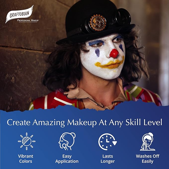 Graftobian Makeup ProPaint Face & Body Paint - Face Painting Set 5oz - Halloween Makeup - Costume Makeup for Adults - Body Paints for Adults - Face Paint Makeup - Skin Paint - Makeup Paint