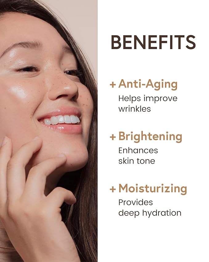 Ginger 6 Energizing PEPTI Cream for Face, 1.69fl. oz. – Anti-Aging and Hydrating Collagen-Boosting Formula with 52% Ginger Water, Niacinamide, and Adenosine, Overnight Korean Skincare