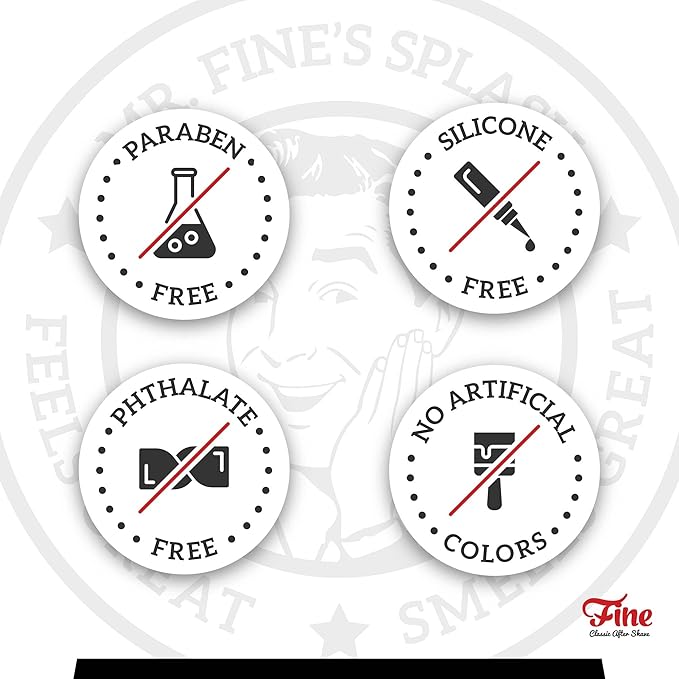 Fine Men's Aftershave - L'Orange Noir Fragrance, Soothing & Toning Post Shave Balm, Calms Razor Burn, Classic Barbershop Feel, Alcohol-Based Formula, Gentle for All Skin Types, 100ml