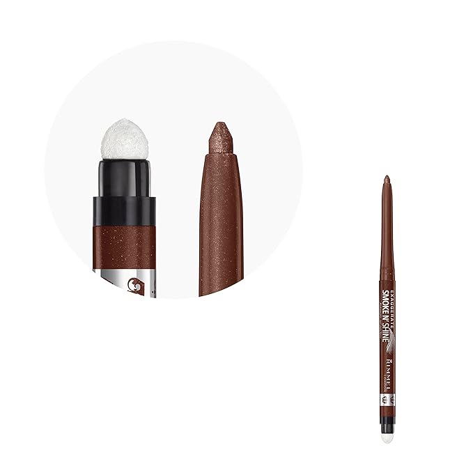 Rimmel Exaggerate Smoke'N Shine Eyeliner 002/Copper Bling, Pack of 1