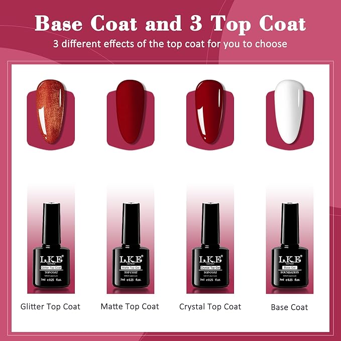 Gel Nail Polish Kit with UV Light, ARCWEISSO 36 Colors Gel Nail Polish Set with Base and Matte&Glossy Top Coat Soak Off All Season Nail Set Manicure Tools Gift for Women