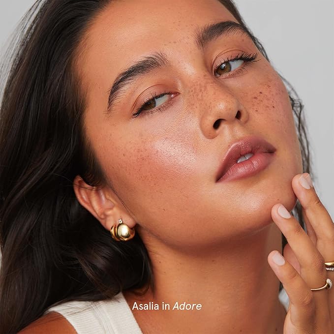 SOSHE Beauty - Ceramide Lip Silk Refill | Sheer Hydrating, Silky, Buildable Lipstick | Ceramides, Vitamin E, Shea Butter | Cruelty-Free, Certified Plastic Negative (Adore - Warm Taupe, REFILL)