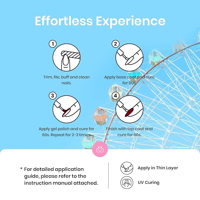 Beetles Gel Nail Polish Set- 23Pcs Summer Color Gel Polish with Base Gel Top Coat Bright Colors, Gel Polish Kit Blue Pink Purple Orange Green Glitter Soak Off Uv Led Trendy Rainbow Nail Art