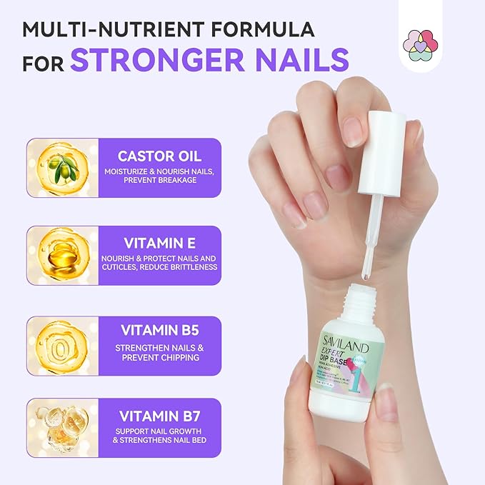 SAVILAND Clear Dip Powder Nail Kit with Electric Nail Drill: 60g/2.1oz Clear Dipping Powder for Nails with Dip Nail Liquid Set Base Activator and Top Coat Brush Saver Builder Repair Kit Home Manicure