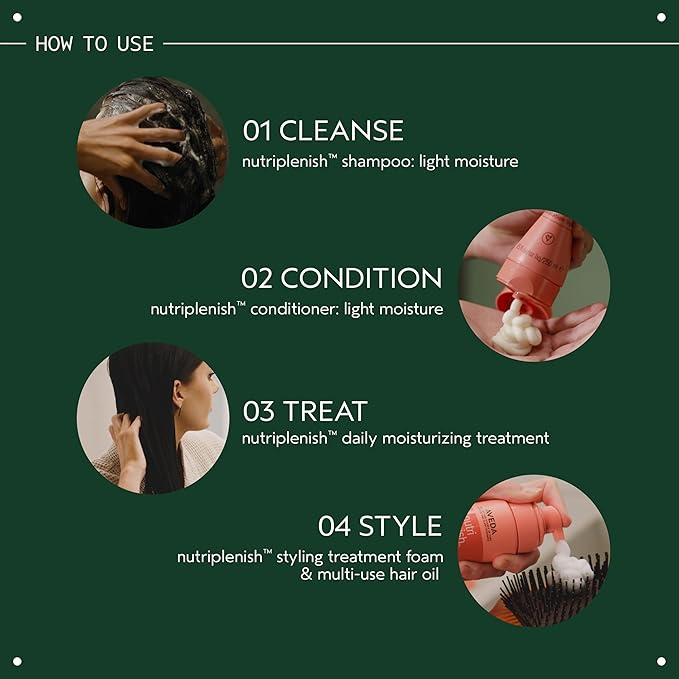 Aveda Nutriplenish Styling Treatment Foam | Soft Hold Styling Foam for Medium to Thick Hair | Hydrates and Nourishes | 94% Naturally Derived*, 6.7 Fl Oz