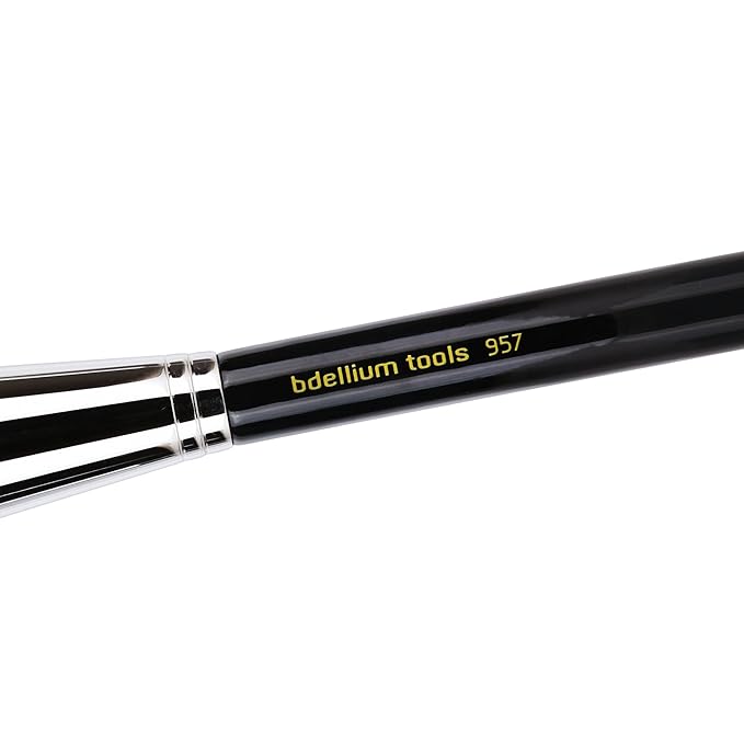 Bdellium Tools Professional Makeup Brush - Maestro Series 957 Precision Kabuki - With Soft Synthetic Fibers, For Versatile Application (Black, 1pc)