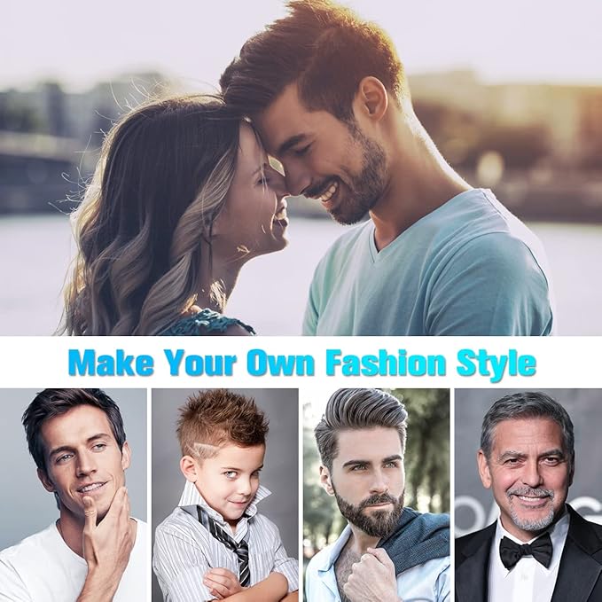 Electric Razor for Men, Men's Rotary Shavers, Waterproof,Wet and Dry Rechargeable Electric Shaver for Men's Faces with a Cordless and Floating Head, Portable Travel Razor,an Ideal Gift for Men