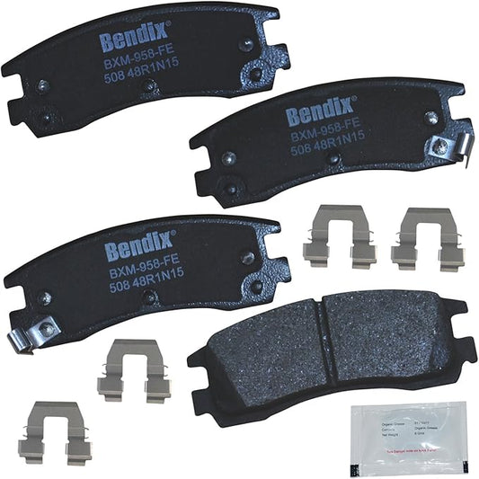 Bendix Priority1 CFM508 Rear Brake Pads for LeSabre,Park Avenue,Regal,Riviera,Allante,DeVille,Eldorado,Seville,Lumina,Monte Carlo,Aurora,Supreme,Toronado,Bonneville,Grand Prix,SC,SC1,SC2,SL,SL1,SL2