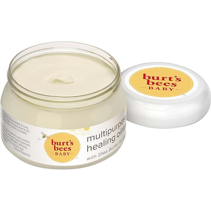 Burt's Bees Baby Multipurpose Healing Ointment with Shea Butter, Face & Body Baby Ointment for Dry Skin, 100% Natural Origin, 7.5 Oz (Pack of 3)