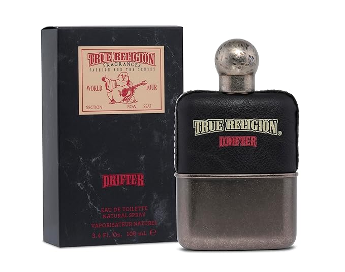True Religion Drifter Men's Cologne - 3.4 fl oz eau de toilette - aromatic, herbal, marine - bergamot, apple, aquatics, lavender, juniper, sage, vetiver, musk, patchouli - Fashion for the senses