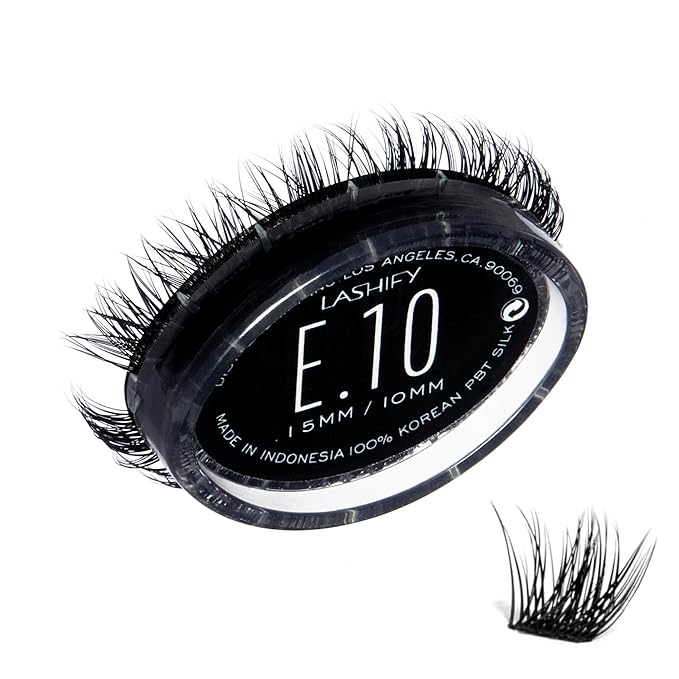 Lashify Extreme 10mm Gossamer DIY Eyelash Extensions Refill, Black, Easy False Lashes To Add Tremendous Volume