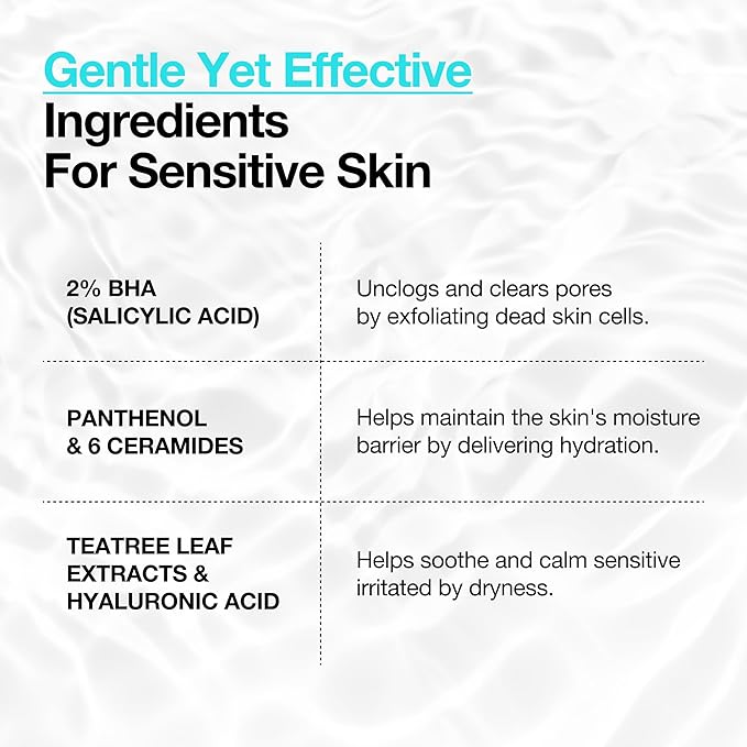 ANUA BHA 2% Gentle Exfoliating Toner, Mild Facial Exfoliant, Salicylic Acid for Pores and Sebum, Teatree Extract, Hyaluronic Acid, Ceramides (150ml / 5.07 fl.oz.)
