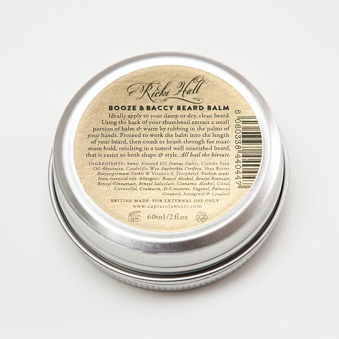 Captain Fawcett Ricki Hall Booze & Baccy Beard Balm 60ml