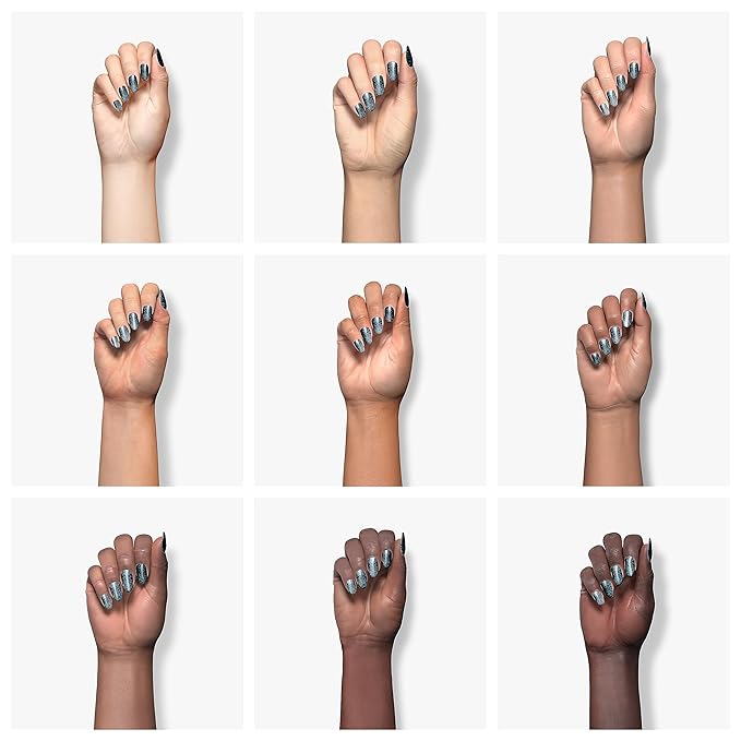 Dazzle Dry Nail Lacquer (Step 3) - Anticipation - An opaque dark slate gray with purple undertones. Full coverage cream. (0.5 fl oz)